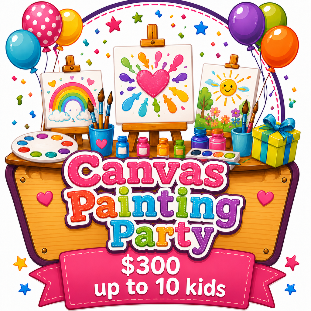Atelier  de peinture sur toile pour enfants