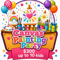 Canvas Painting Party for Kids Mobile Birthday Montreal
