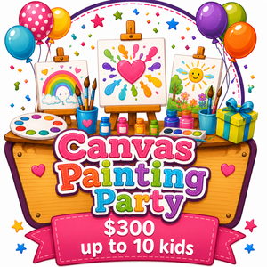 Canvas Painting Party for Kids Mobile Birthday Montreal