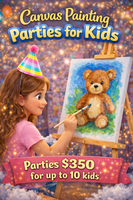Canvas Painting Party for Kids