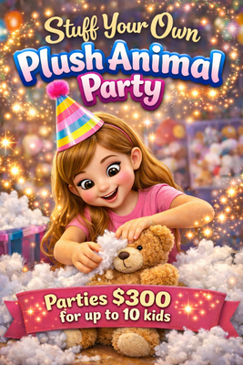 Make Your Own Plush Animal Birthday Party Montreal