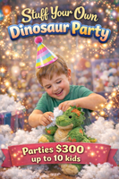 Stuff Your Own Dinosaur Birthday Party