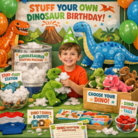 Stuff Your Own Dinosaur Birthday Party