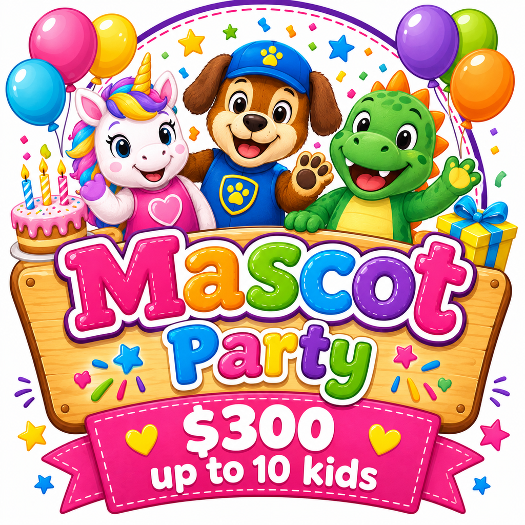 Mascot Parties Montreal | Mobile Mascot Birthday Parties for Kids