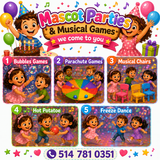Mascot Parties Montreal | Mobile Mascot Birthday Parties for Kids