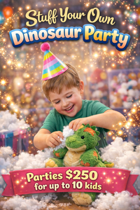 Stuff Your Own Dinosaur Birthday Party