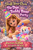 Fête  des ours en peluche tie-dye 