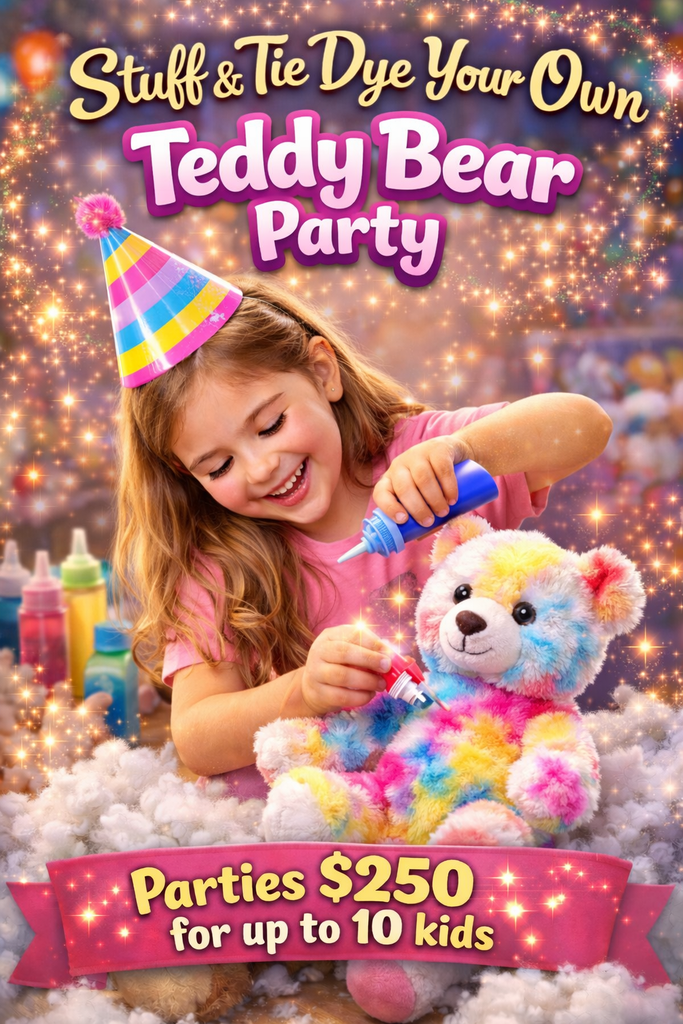 Tie Dye Teddy Bear Party