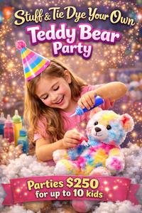 Tie Dye Teddy Bear Party